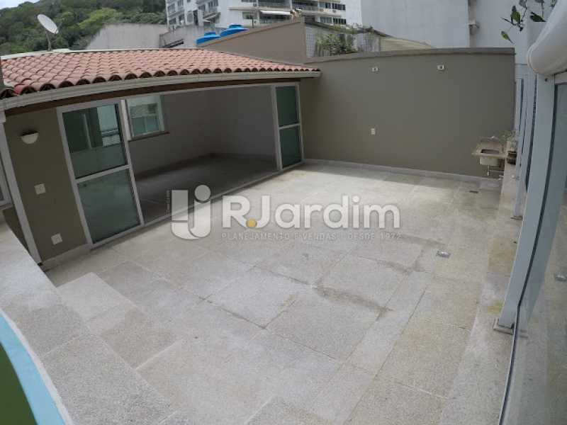 Conheça Aréa Externa do imóvel - Aluguel Administração Imóveis Cobertura Leblon 4 Quartos - LACO40171 - 25 Aréa Externa - Aluguel Administração Imóveis Cobertura Leblon 4 Quartos - LACO40171 - 25