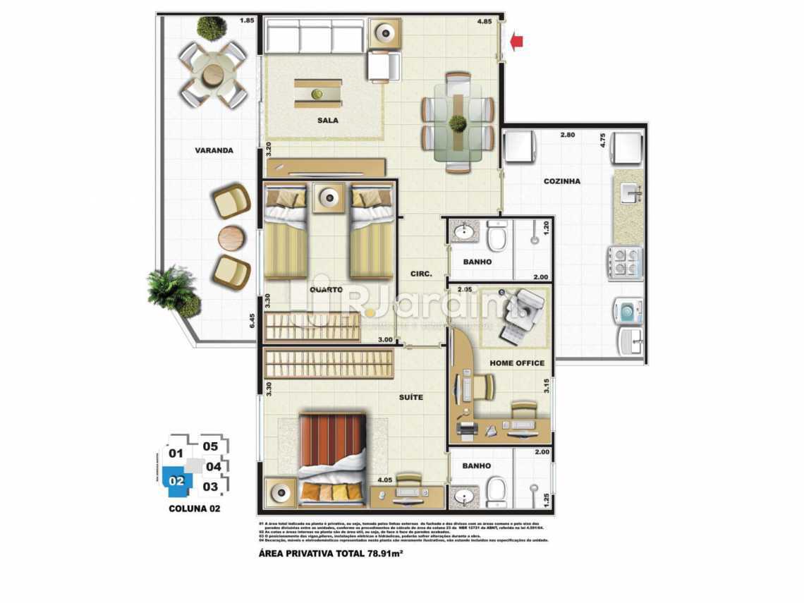Conheça PLANTA COLUNA 2 do imóvel - Apartamento À Venda - Vila Isabel - Rio de Janeiro - RJ - LAAP31979 - 6 PLANTA COLUNA 2 - Apartamento À Venda - Vila Isabel - Rio de Janeiro - RJ - LAAP31979 - 6