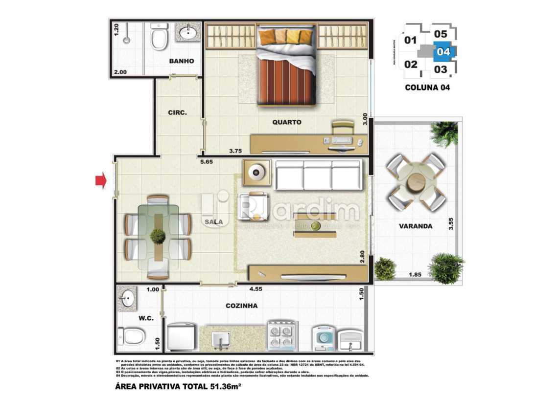 Conheça PLANTA COLUNA 4 do imóvel - Apartamento À Venda - Vila Isabel - Rio de Janeiro - RJ - LAAP31979 - 8 PLANTA COLUNA 4 - Apartamento À Venda - Vila Isabel - Rio de Janeiro - RJ - LAAP31979 - 8