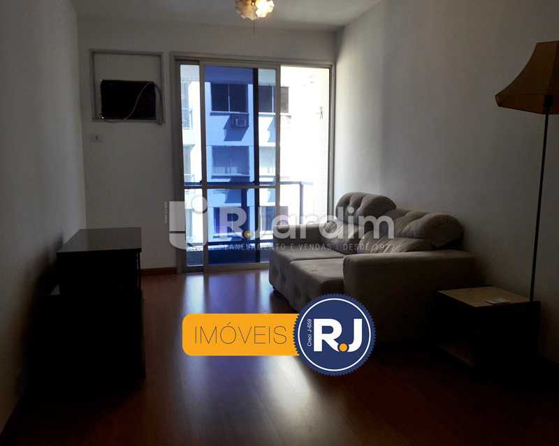 Conheça Sala Estar do imóvel - Compra Venda Avaliação Imóveis Flat Residencial Humaitá 2 Quartos - LAFL20086 - 1 Sala Estar - Compra Venda Avaliação Imóveis Flat Residencial Humaitá 2 Quartos - LAFL20086 - 1