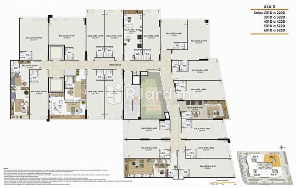 Conheça PLANTA ALA D do imóvel - Sala Comercial Recreio dos Bandeirantes, Zona Oeste - Barra e Adjacentes,Rio de Janeiro, RJ À Venda, 18m² - LASL00201 - 19 PLANTA ALA D - Sala Comercial Recreio dos Bandeirantes, Zona Oeste - Barra e Adjacentes,Rio de Janeiro, RJ À Venda, 18m² - LASL00201 - 19