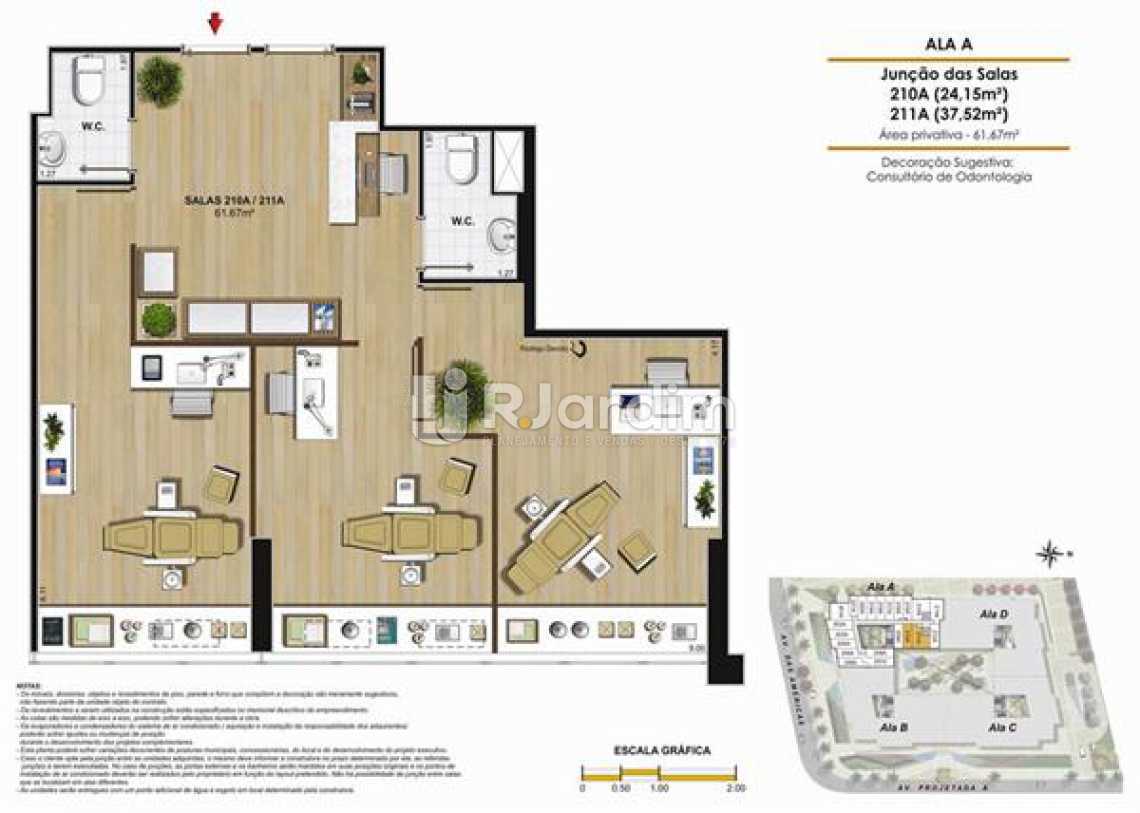 Conheça SALA 210 A do imóvel - Sala Comercial Recreio dos Bandeirantes, Zona Oeste - Barra e Adjacentes,Rio de Janeiro, RJ À Venda, 18m² - LASL00201 - 21 SALA 210 A - Sala Comercial Recreio dos Bandeirantes, Zona Oeste - Barra e Adjacentes,Rio de Janeiro, RJ À Venda, 18m² - LASL00201 - 21