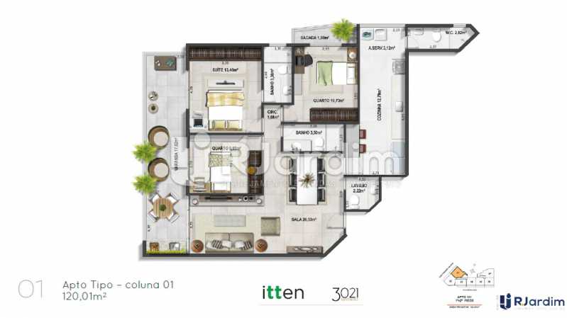 Conheça planta01 do imóvel - Apartamento À Venda - Barra da Tijuca - Rio de Janeiro - RJ - LAAP32047 - 4 planta01 - Apartamento À Venda - Barra da Tijuca - Rio de Janeiro - RJ - LAAP32047 - 4