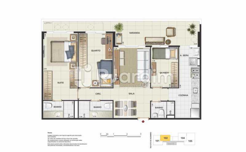 Conheça PLANTA do imóvel - Apartamento À Venda - Vila Isabel - Rio de Janeiro - RJ - LAAP21437 - 5 PLANTA - Apartamento À Venda - Vila Isabel - Rio de Janeiro - RJ - LAAP21437 - 5