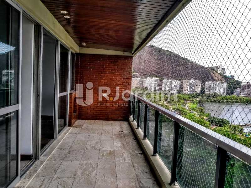 Conheça varanda / frontal do imóvel - Apartamento À Venda - Lagoa - Rio de Janeiro - RJ - LAAP40763 - 5 varanda / frontal - Apartamento À Venda - Lagoa - Rio de Janeiro - RJ - LAAP40763 - 5