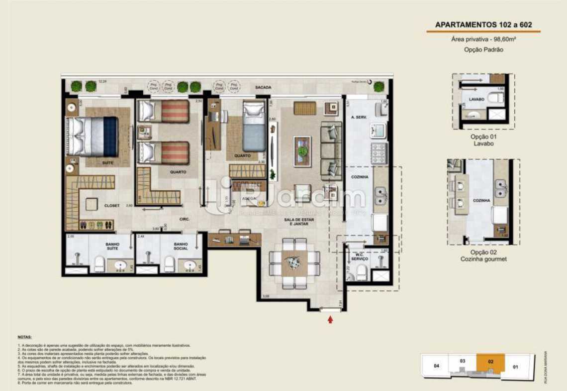 Conheça APARTAMENTOS 102 A 602 do imóvel - Apartamento Botafogo, Zona Sul,Rio de Janeiro, RJ À Venda, 4 Quartos, 133m² - LAAP40764 - 14 APARTAMENTOS 102 A 602 - Apartamento Botafogo, Zona Sul,Rio de Janeiro, RJ À Venda, 4 Quartos, 133m² - LAAP40764 - 14