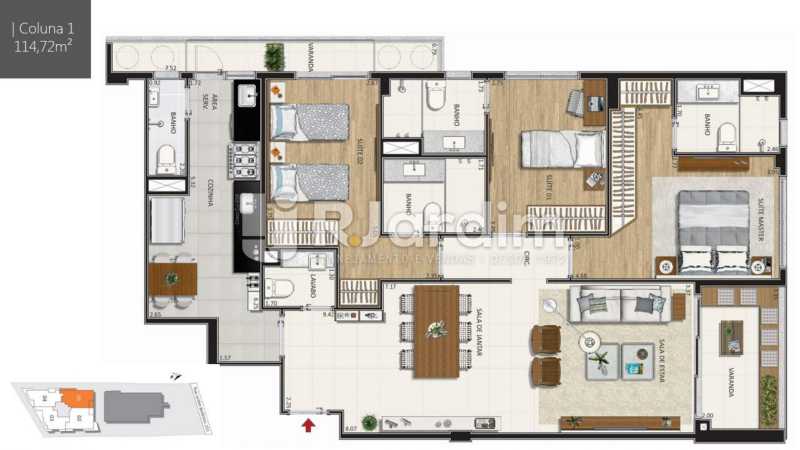 Conheça do imóvel - Botanique 211 Apartamento Jardim Botânico 3 Quartos - LAAP32076 - 10 - Botanique 211 Apartamento Jardim Botânico 3 Quartos - LAAP32076 - 10