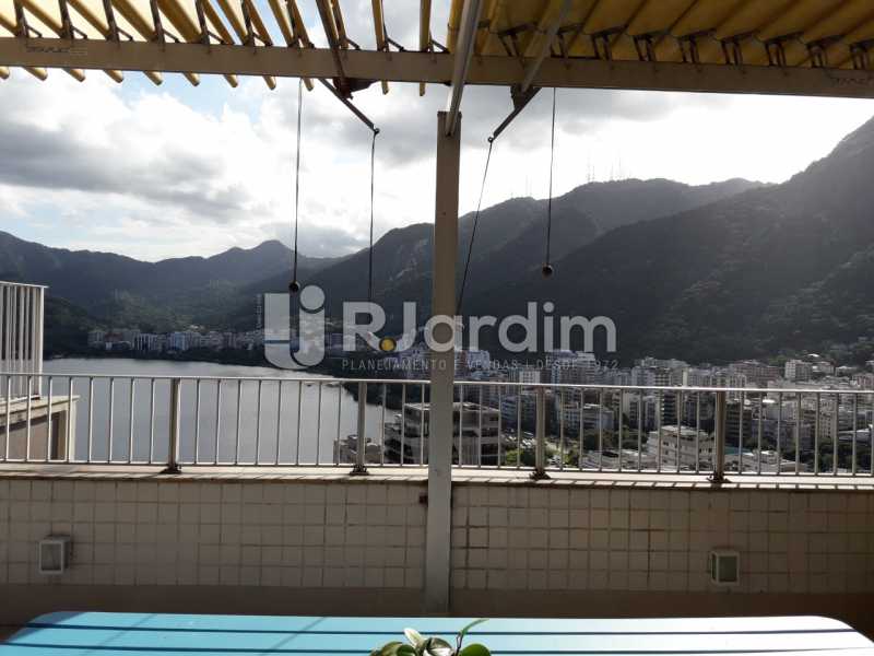 Conheça terraço do imóvel - Cobertura À Venda - Lagoa - Rio de Janeiro - RJ - LACO40183 - 16 terraço - Cobertura À Venda - Lagoa - Rio de Janeiro - RJ - LACO40183 - 16