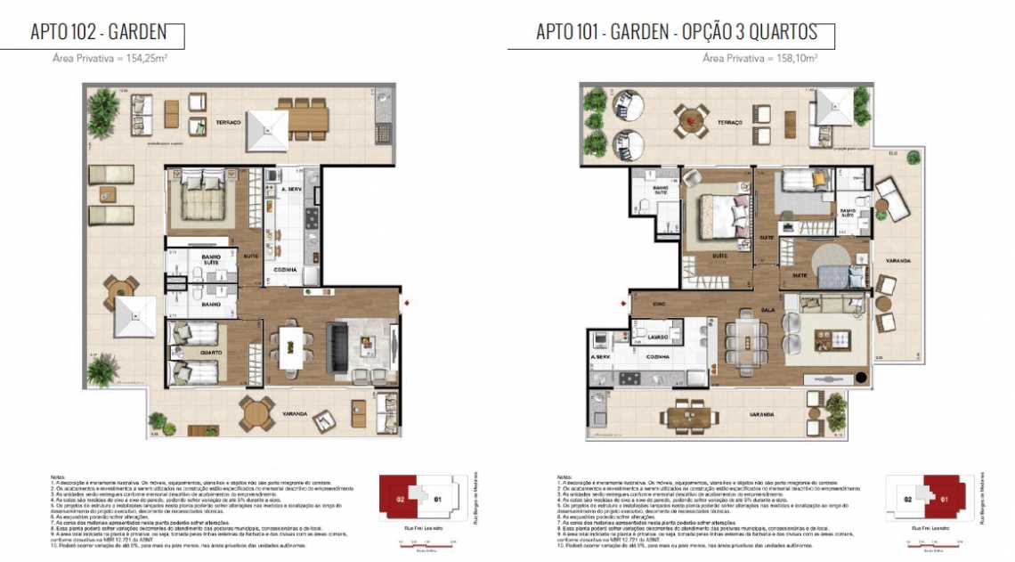 Conheça 101 E 102 APT GARDEN do imóvel - Borges 3647 / 4 Quartos / Lagoa / Zona Sul / Rio de Janeiro RJ - LACO30298 - 7 101 E 102 APT GARDEN - Borges 3647 / 4 Quartos / Lagoa / Zona Sul / Rio de Janeiro RJ - LACO30298 - 7