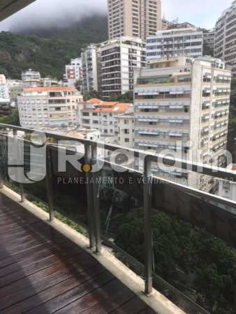 Conheça varanda do imóvel - Apartamento Leblon 2 Quartos Aluguel Administração imóveis - LAAP21612 - 6 varanda - Apartamento Leblon 2 Quartos Aluguel Administração imóveis - LAAP21612 - 6