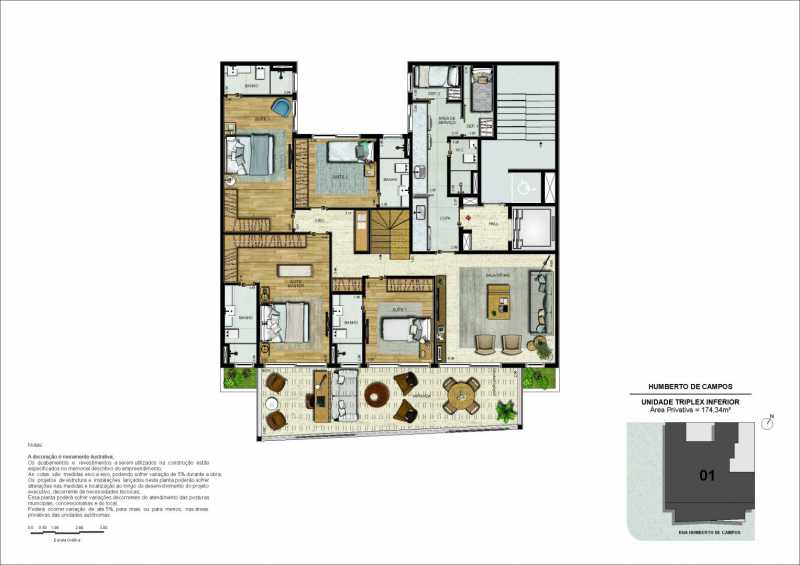 Conheça 04-pl-triplex-pav-inferior-rev do imóvel - Apartamento Leblon, Zona Sul,Rio de Janeiro, RJ À Venda, 3 Quartos, 175m² - LAAP32274 - 13 04-pl-triplex-pav-inferior-rev - Apartamento Leblon, Zona Sul,Rio de Janeiro, RJ À Venda, 3 Quartos, 175m² - LAAP32274 - 13