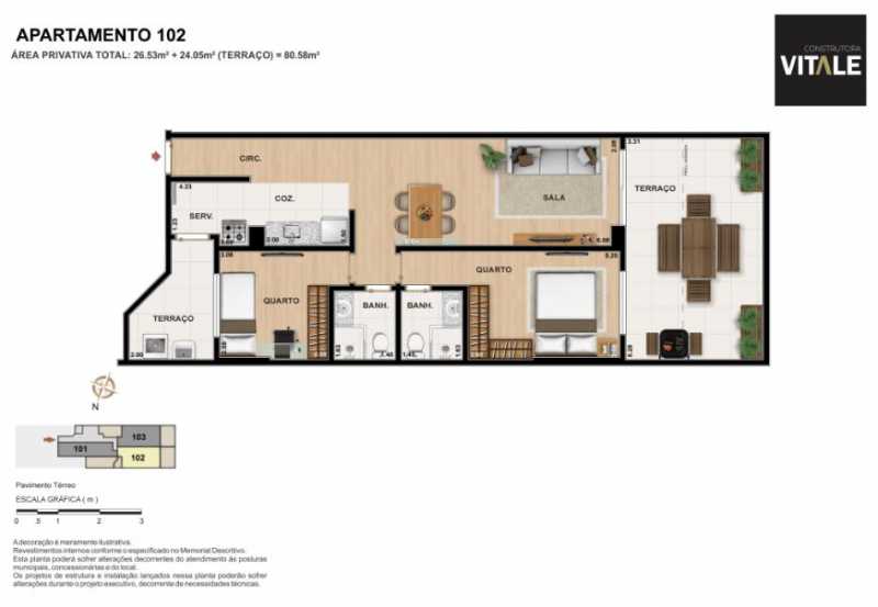 Conheça planta 102 do imóvel - Apartamento Engenho Novo, Rio de Janeiro, RJ À Venda, 1 Quarto, 36m² - LAAP10419 - 9 planta 102 - Apartamento Engenho Novo, Rio de Janeiro, RJ À Venda, 1 Quarto, 36m² - LAAP10419 - 9