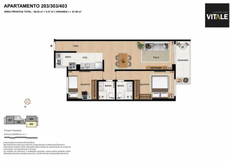 Conheça planta col 3 do imóvel - Apartamento Engenho Novo, Rio de Janeiro, RJ À Venda, 1 Quarto, 36m² - LAAP10419 - 13 planta col 3 - Apartamento Engenho Novo, Rio de Janeiro, RJ À Venda, 1 Quarto, 36m² - LAAP10419 - 13