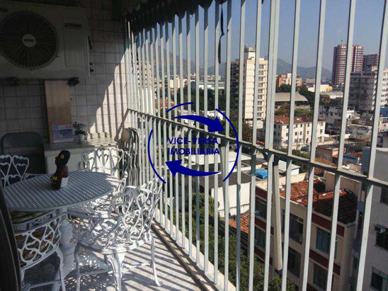 Conheça varanda do imóvel - Apartamento À venda no Méier, a 65 metros do posto Detran - sala, varanda, 2 quartos com armários, cozinha planejada, dependências, vaga! - 1191 - 12 varanda - Apartamento À venda no Méier, a 65 metros do posto Detran - sala, varanda, 2 quartos com armários, cozinha planejada, dependências, vaga! - 1191 - 12