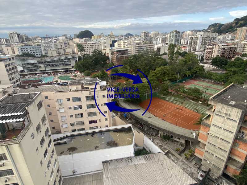 Vista da Varanda - Excelente cobertura, totalmente reformada, 180m², localizado a cerca 100 metros da Rua Conde de Bonfim, em frente ao acesso secundário do Tijuca Tênis Clube, a duas quadras do metrô. - 1426 - 5