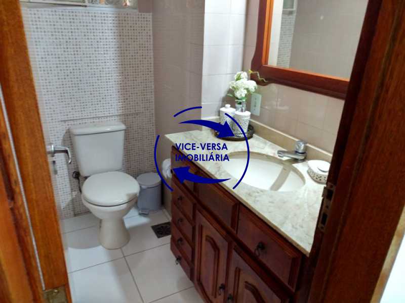 Conheça lavabo do imóvel - Anil, Estrada Uruçanga, casa, condomínio fechado, 3 salas, varanda, 3 quartos (1 suíte), lavabo, piscina, churrasqueira! - 1106 - 5 lavabo - Anil, Estrada Uruçanga, casa, condomínio fechado, 3 salas, varanda, 3 quartos (1 suíte), lavabo, piscina, churrasqueira! - 1106 - 5