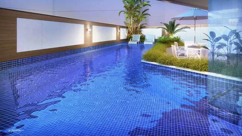 Conheça Piscina do empreendimento - Fachada - Harmonie - 69 - 10 Piscina - Fachada - Harmonie - 69 - 10