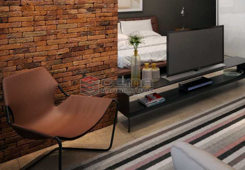 Conheça sala do imóvel - Apartamento 1 quarto à venda Centro RJ - R$ 350.000 - LAAP11087 - 6 sala - Apartamento 1 quarto à venda Centro RJ - R$ 350.000 - LAAP11087 - 6