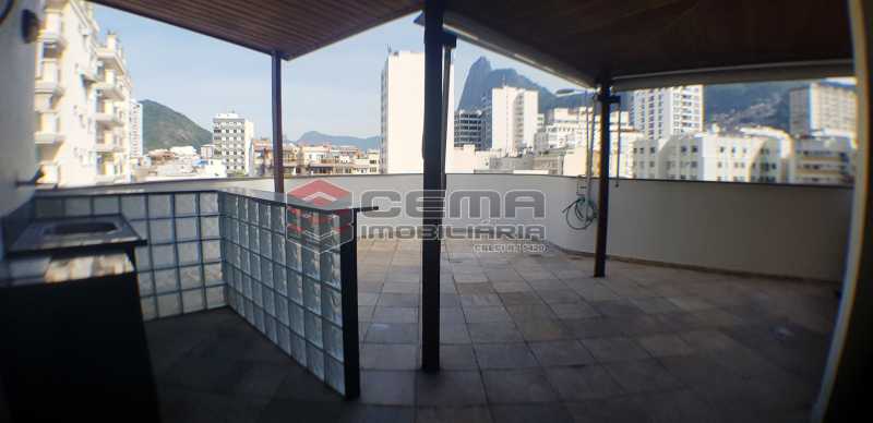 Conheça Terraço do imóvel - Cobertura de quarto e sala com garagem em Botafogo - LACO10032 - 1 Terraço - Cobertura de quarto e sala com garagem em Botafogo - LACO10032 - 1
