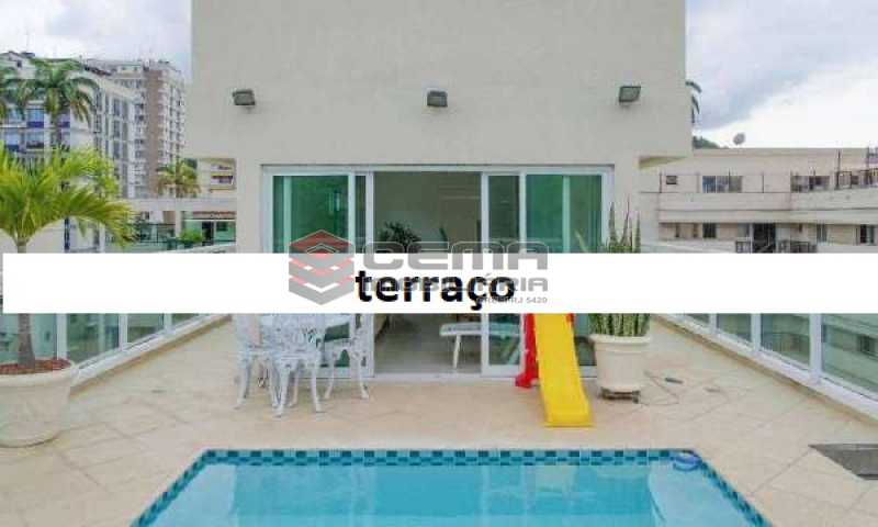Conheça terraço do imóvel - Cobertura à venda Rua Marquês de Pinedo,Laranjeiras, Zona Sul RJ - R$ 3.300.000 - LACO50016 - 3 terraço - Cobertura à venda Rua Marquês de Pinedo,Laranjeiras, Zona Sul RJ - R$ 3.300.000 - LACO50016 - 3