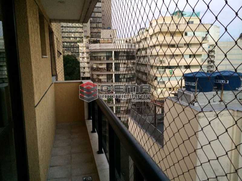 Conheça varanda do imóvel - Flat 1 quarto para alugar Botafogo, Zona Sul RJ - R$ 2.800 - LAFL10069 - 3 varanda - Flat 1 quarto para alugar Botafogo, Zona Sul RJ - R$ 2.800 - LAFL10069 - 3