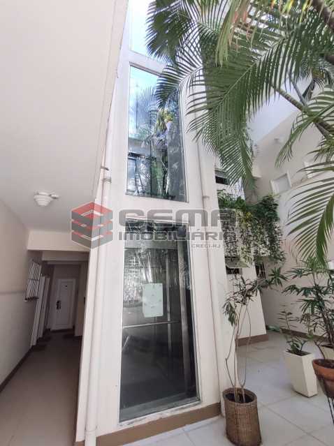 Conheça elevador panoramico do imóvel - Apartamento de 1 quarto e sala no Leblon - LAAP12744 - 16 elevador panoramico - Apartamento de 1 quarto e sala no Leblon - LAAP12744 - 16