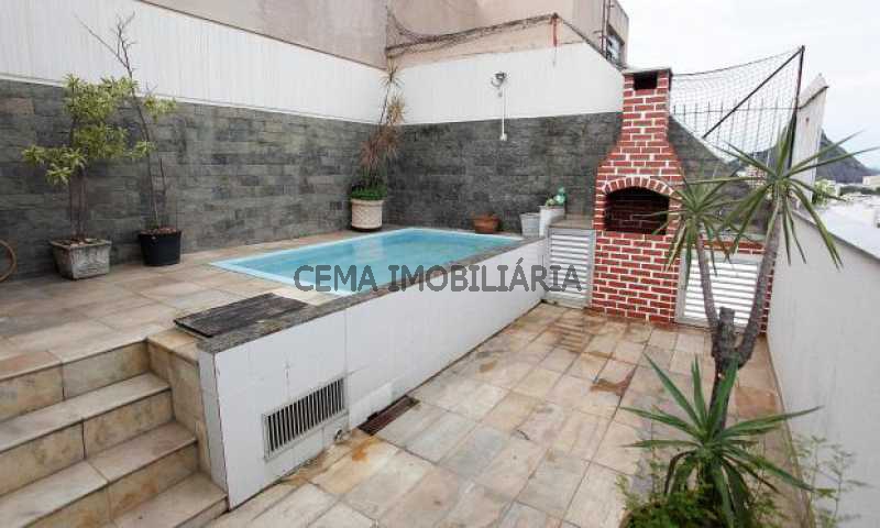 Conheça terraço do imóvel - Cobertura à venda Rua Dona Mariana,Botafogo, Zona Sul RJ - R$ 1.639.000 - LACO30064 - 1 terraço - Cobertura à venda Rua Dona Mariana,Botafogo, Zona Sul RJ - R$ 1.639.000 - LACO30064 - 1