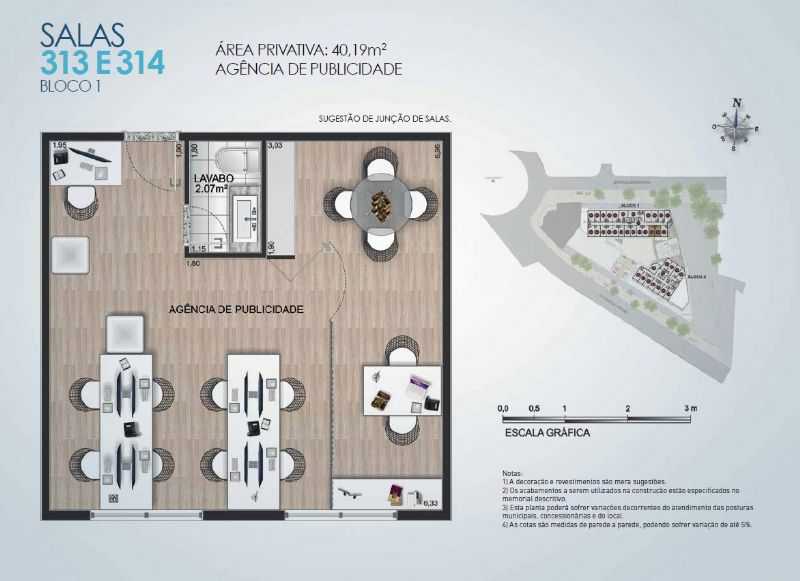 Conheça Planta do empreendimento - Fachada - Live offices - Business & Mall - 135 - 15 Planta - Fachada - Live offices - Business & Mall - 135 - 15