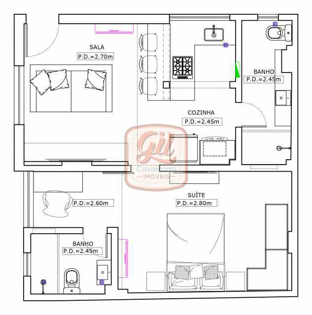 258133666a9023db-PLANTA 5 - Apartamento 1 quarto à venda Copacabana, Rio de Janeiro - R$ 510.000 - AP2428 - 14