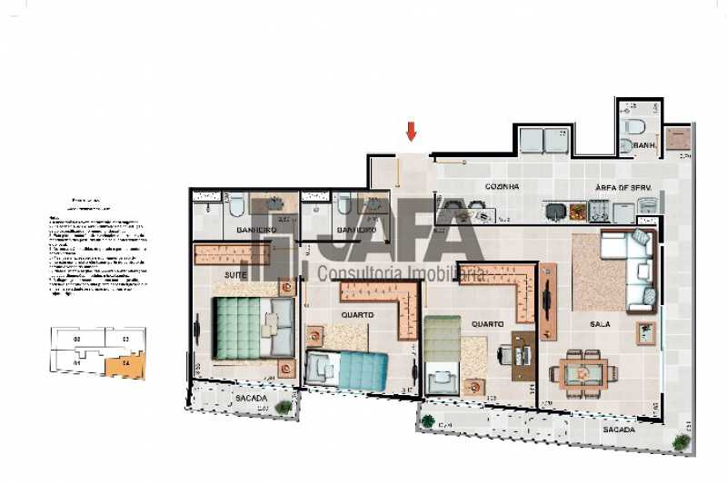 Conheça Sem título do imóvel - Apartamento 3 quartos à venda Botafogo, Rio de Janeiro - R$ 1.100.000 - JA31410 - 30 Sem título - Apartamento 3 quartos à venda Botafogo, Rio de Janeiro - R$ 1.100.000 - JA31410 - 30