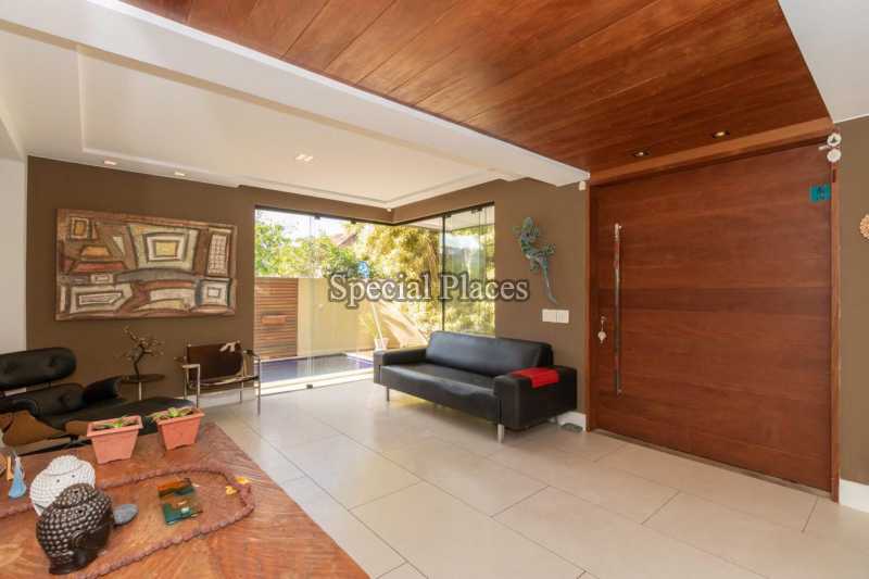 Conheça 5 Hall de entrada do imóvel - Casa À Venda no Condomínio Barra, Jardim Nova Barra - Barra da Tijuca - Rio de Janeiro - RJ - BAC3816 - 6 5 Hall de entrada
