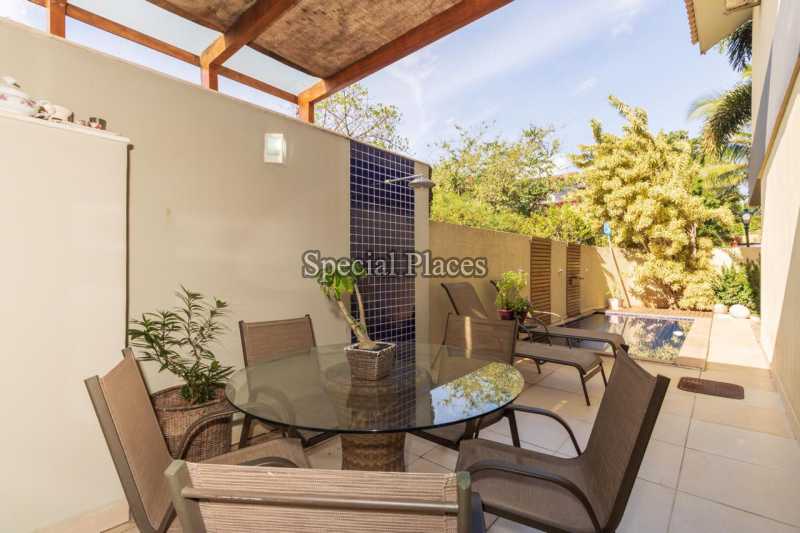 Conheça area gourmet do imóvel - Casa À Venda no Condomínio Barra, Jardim Nova Barra - Barra da Tijuca - Rio de Janeiro - RJ - BAC3816 - 23 area gourmet