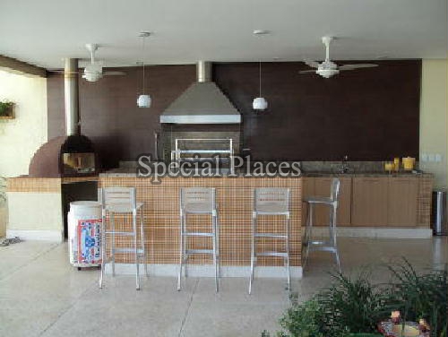 Conheça CHURRASQUEIRA do imóvel - Casa À Venda no Condomínio Barra, Quintas do Rio - Barra da Tijuca - Rio de Janeiro - RJ - BAC3919 - 4 CHURRASQUEIRA