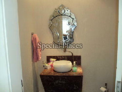 Conheça LAVABO do imóvel - Casa À Venda no Condomínio Barra, Quintas do Rio - Barra da Tijuca - Rio de Janeiro - RJ - BAC3919 - 9 LAVABO
