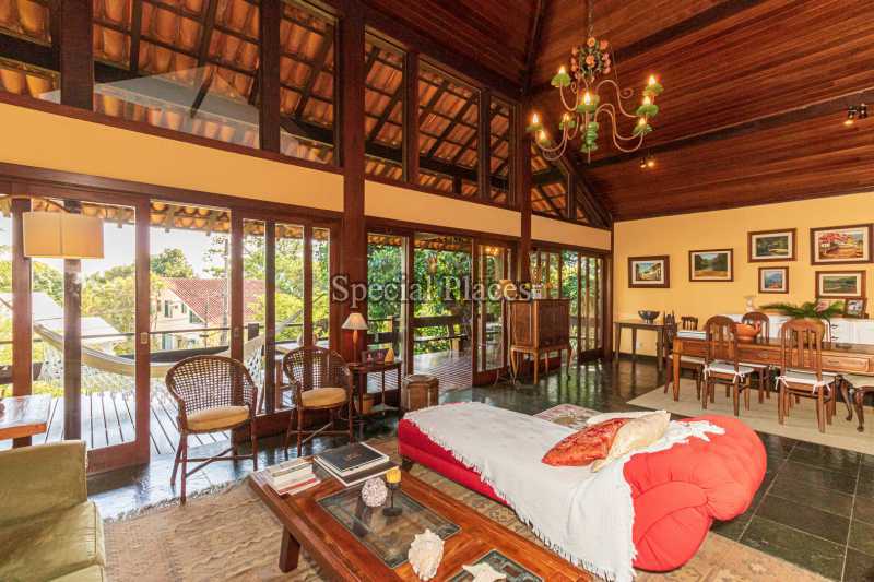 Conheça salão do imóvel - Casa em Condomínio 4 quartos à venda Itanhangá, Rio de Janeiro - R$ 2.800.000 - BAC1533 - 10 salão