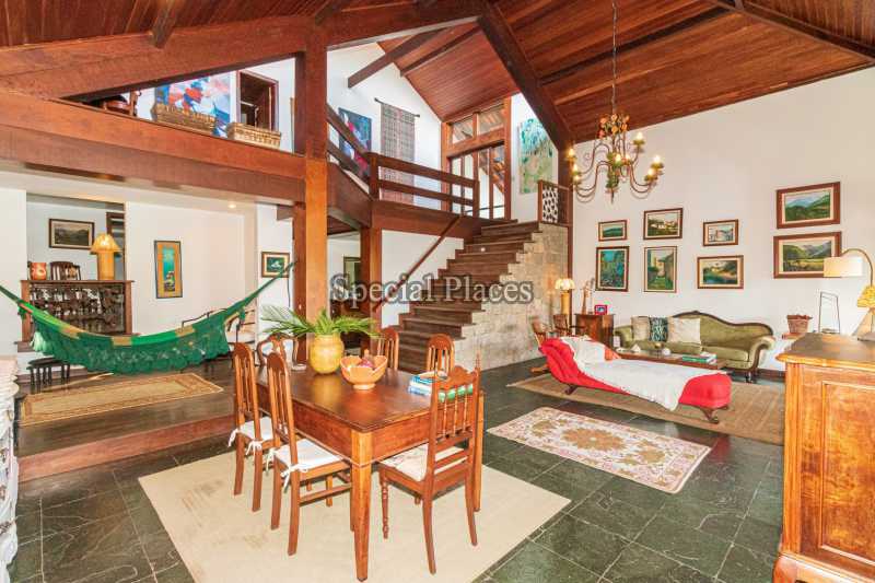 Conheça vista sala de jantar do imóvel - Casa em Condomínio 4 quartos à venda Itanhangá, Rio de Janeiro - R$ 2.800.000 - BAC1533 - 12 vista sala de jantar