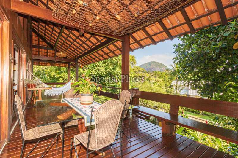 Conheça varandão do imóvel - Casa em Condomínio 4 quartos à venda Itanhangá, Rio de Janeiro - R$ 2.800.000 - BAC1533 - 18 varandão
