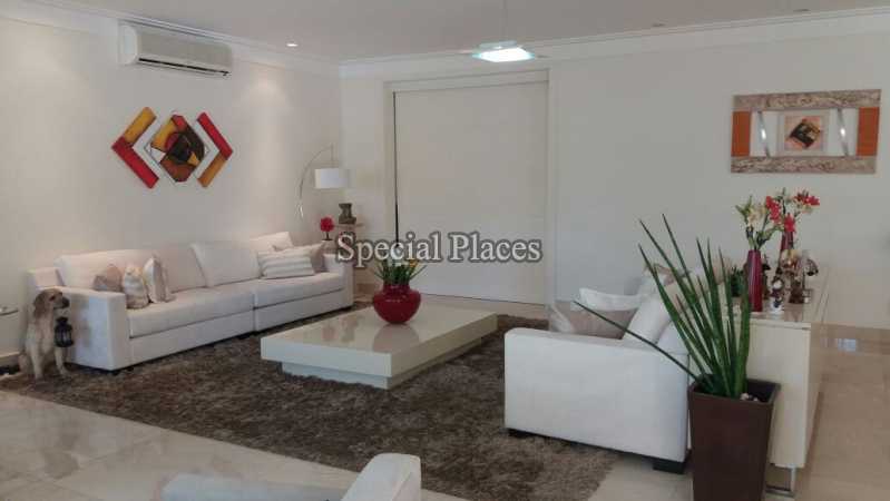 Conheça SALÃO do imóvel - Casa À Venda no Condomínio Barra, Lagoa Mar Norte - Barra da Tijuca - Rio de Janeiro - RJ - BAC4131 - 6 SALÃO