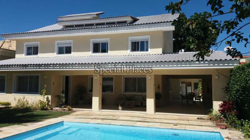 Conheça FACHADA do imóvel - Casa À Venda no Condomínio Barra, Lagoa Mar Norte - Barra da Tijuca - Rio de Janeiro - RJ - BAC4131 - 1 FACHADA