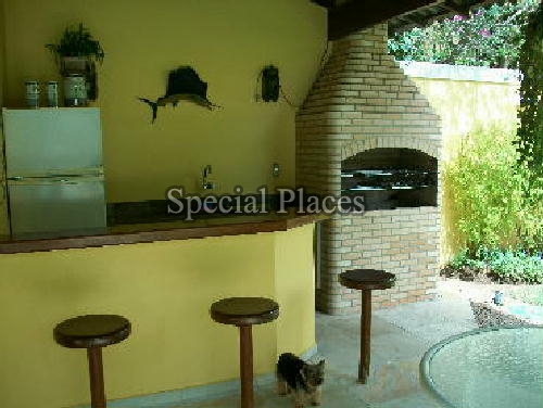 Conheça CHURRASQUEIRA do imóvel - Casa À Venda no Condomínio Barra, Pedra de Itaúna - Barra da Tijuca - Rio de Janeiro - RJ - BAC4277 - 21 CHURRASQUEIRA