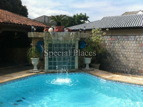 Conheça CACHOEIRA PISCINA do imóvel - Casa À Venda no Condomínio Barra, Rio Mar - Barra da Tijuca - Rio de Janeiro - RJ - BAC4453 - 8 CACHOEIRA PISCINA