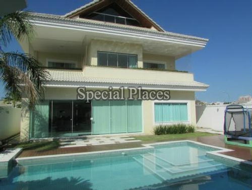 Conheça FACHADA do imóvel - Casa À Venda no Condomínio Barra, Del Lago - Barra da Tijuca - Rio de Janeiro - RJ - BAC4502 - 1 FACHADA