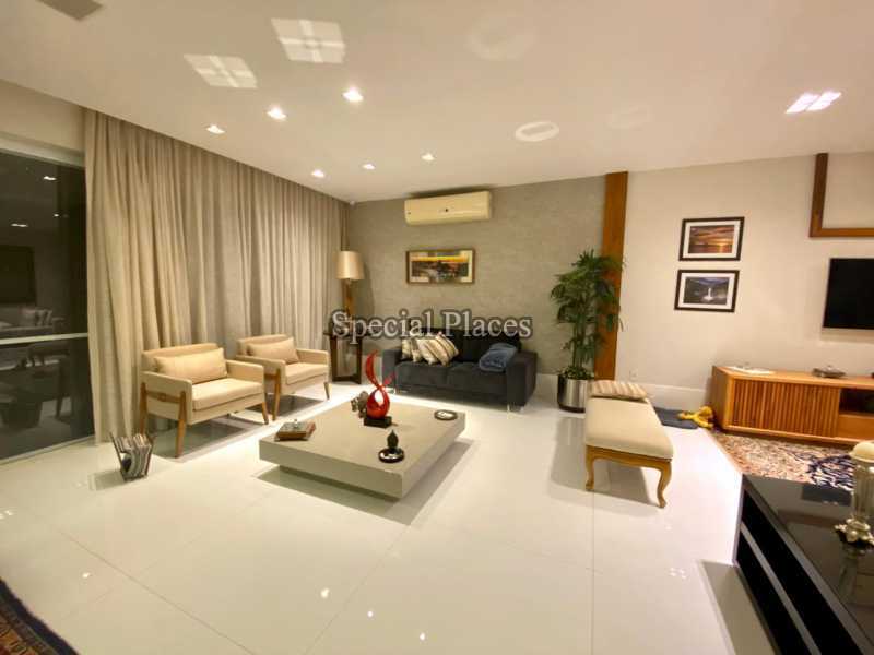 Conheça salão do imóvel - Casa em Condomínio 7 quartos à venda Barra da Tijuca, Rio de Janeiro - R$ 5.950.000 - BAC4527 - 10 salão