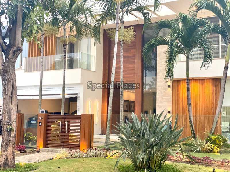 Conheça fachada final do imóvel - Casa em Condomínio 7 quartos à venda Barra da Tijuca, Rio de Janeiro - R$ 5.950.000 - BAC4527 - 27 fachada final