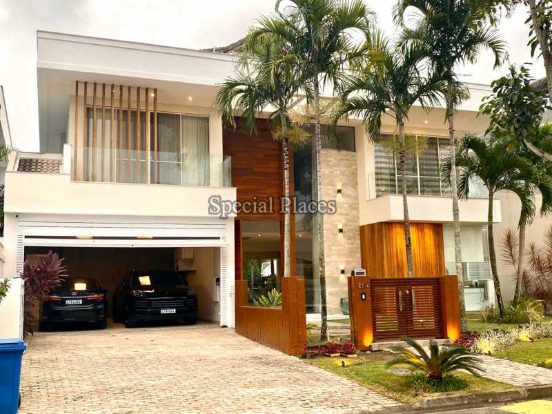 Conheça fachada principal do imóvel - Casa em Condomínio 7 quartos à venda Barra da Tijuca, Rio de Janeiro - R$ 5.950.000 - BAC4527 - 1 fachada principal