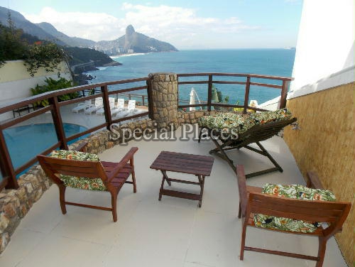 Conheça SUITE1 MASTER VARANDA do imóvel - Casa em Condomínio Joatinga, Joá, Rio de Janeiro, RJ À Venda, 6 Quartos, 550m² - BAC4651 - 15 SUITE1 MASTER VARANDA