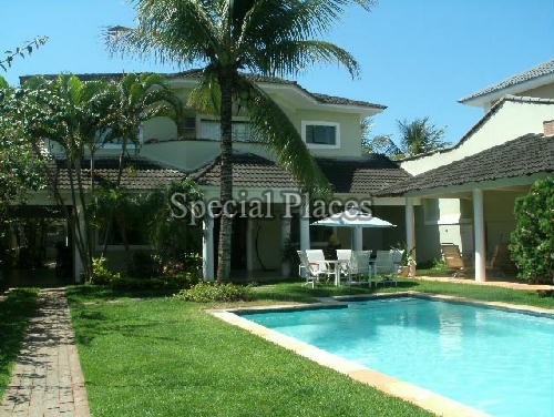 Conheça FACHADA do imóvel - Casa À Venda no Condomínio Barra, Crystal Lake - Barra da Tijuca - Rio de Janeiro - RJ - BAC4743 - 1 FACHADA