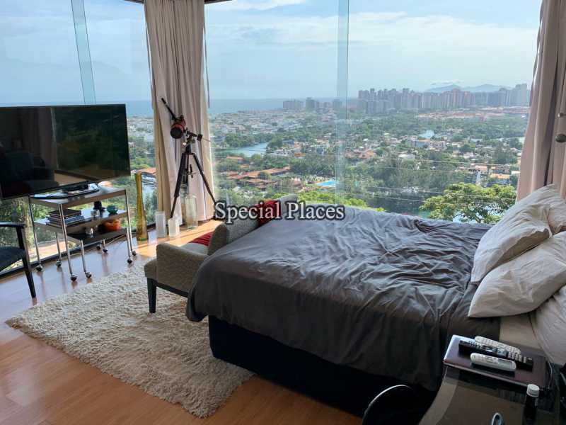Conheça 8 VISTA SUITE PRINCIPAL do imóvel - Casa À Venda no Condomínio Itanhangá, Portinho do Massarú - Itanhangá - Rio de Janeiro - RJ - BAC4840 - 9 8 VISTA SUITE PRINCIPAL