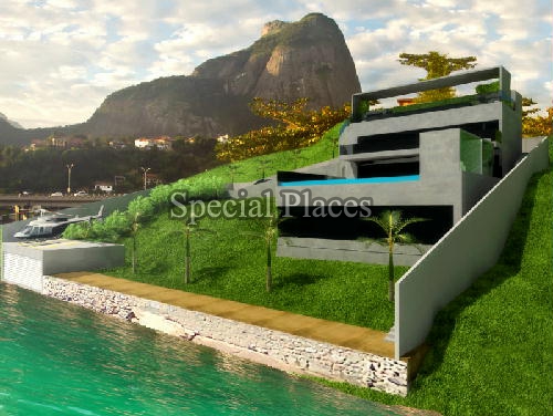 Conheça HELIPONTO PEDRA do imóvel - Casa em Condomínio Joatinga, Joá, Rio de Janeiro, RJ À Venda, 5 Quartos, 1000m² - BAC5016 - 15 HELIPONTO PEDRA