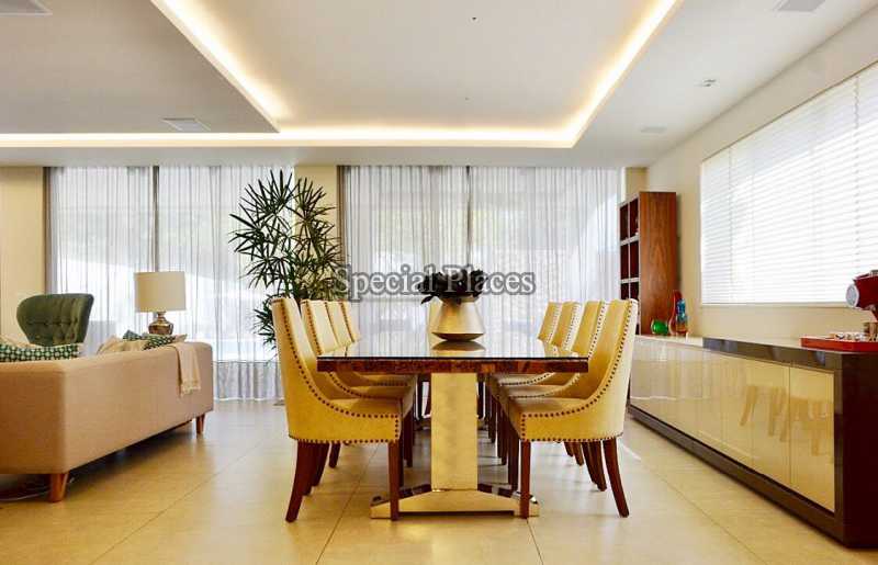 Conheça SALA DE JANTAR do imóvel - Casa À Venda no Condomínio Barra, Novo Leblon - Barra da Tijuca - Rio de Janeiro - RJ - BAC5017 - 10 SALA DE JANTAR